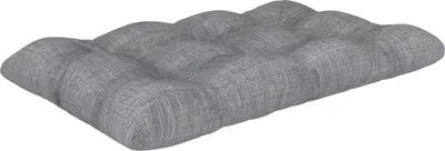 Immagine prodotto di POKAR Cuscino per pallet con bella trapuntatura Cuscino per divano in pallet, Dimensioni: cuscino di seduta 120 x 60, Colore: Grigio