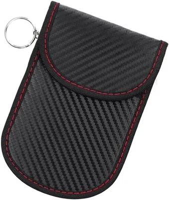 Produktbild von Famanu RFID-Schutztasche für Schlüssel - Signalblockierung - Schwarz