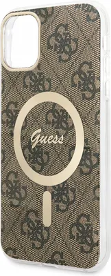 Obrázok produktu pre Guess Guhmn61H4Stw Puzdro Pre Iphone 11 - Hnedé 4G Magsafe