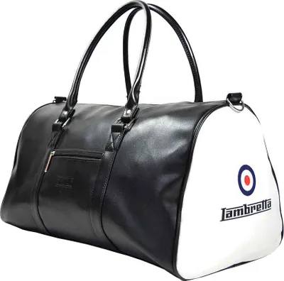 Produktbild von Einheitsgröße|Lambretta Retro Sports Large Bag Tasche 28 x 49 x 25 T20064L-BLK/WHT