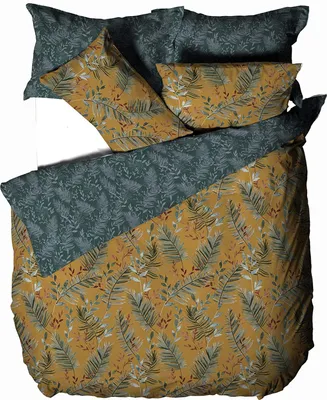 Produktbild von Furn - Bettwäsche-Set "Mazari" - Polyester-Baumwollmischgewebe RV1809 (Einzelbett) (Senfgelb)