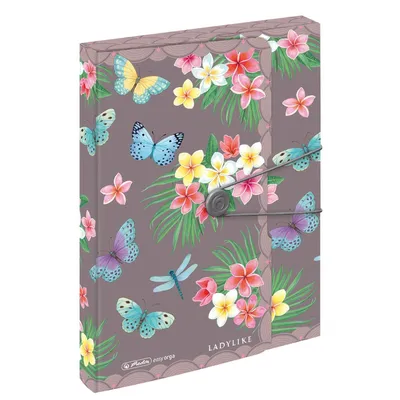 Produktbild von Herlitz Sammelbox A4 PP Ladylike Butterflies