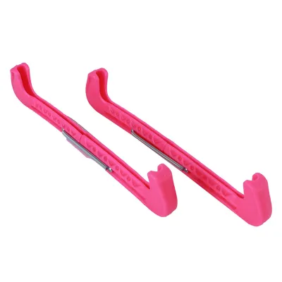 Produktbild von 2 Stück Verstellbare Schlittschuhabdeckungen, Eisklingen Schutzschutz, Skaterschoner Pink