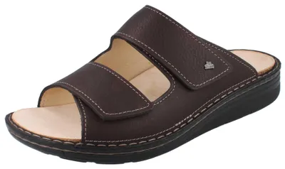 Produktbild von FINN COMFORT FinnPlus Paterna Herren Pantolette dunkelbraun Glattleder - Größe: 41