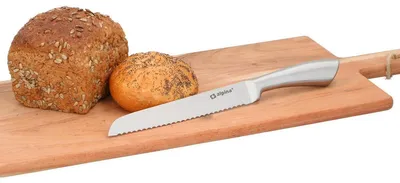 Obrázok produktu pre kuchynský nôž alpina 33,5 cm - Profesionálny nôž - Multifunkčný kuchársky nôž - Univerzálny nôž z nehrdzavejúcej ocele - Ostrá čepeľ - Strieborný