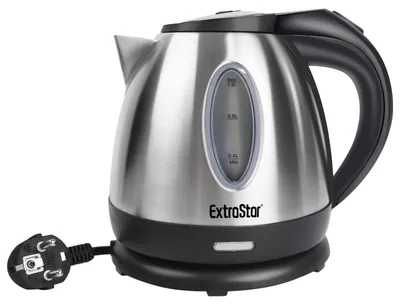 Image de Bouilloire électrique, 1,2 litre, 1630 W, en acier inoxydable