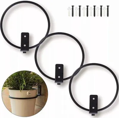 Produktbild von Famanu Blumenständer 26 cm - dekorativer Pflanzenrek für Wohnzimmer oder Balkon