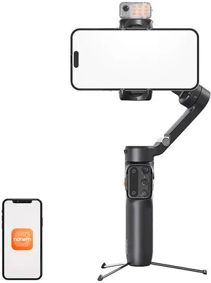Produktbild von Hohem iSteady V3, Smartphonekamerastabilisator, Komposite, Schwarz, Universal, Lithium-Ion (Li-Ion), 1400 mAh