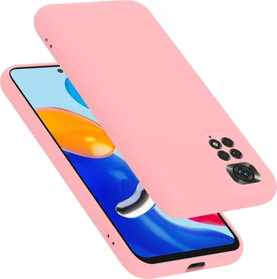 Produktbild von Cadorabo Schutzhülle für Xiaomi RedMi NOTE 11 4G / 11S 4G Hülle in Rosa Handyhülle Case Cover TPU Etui