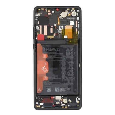 Produktbild von Huawei, LCD-Bildschirm + Touchscreen + Gehäuse + Akku 4200 mAh für Huawei P30 Pro Original, Schwarz