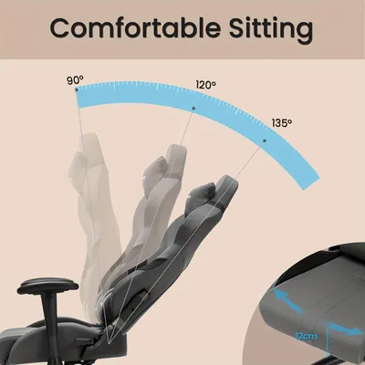 Produktbild von Gaming-Stuhl - Bürostuhl - Büromöbel - Stuhl für Computerspiele - Werkstuh - Ergonomisches Design