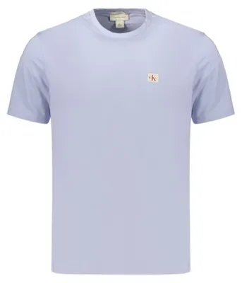 Produktbild von Stilvolles Herren-T-Shirt Blau Kurzarm mit Logo und Rundhals