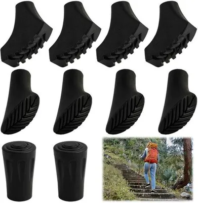 Produktbild von Gummipuffer für Nordic Walking Stöcke, 11mm Durchmesser, robust und geräuschdämpfend