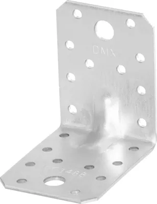Produktbild von Schwerlast-Winkelverbinder mit Sicke 70 x 70 x 55 mm verzinkt