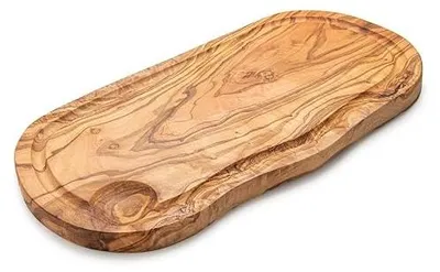 Zdjęcie produktu dla Deska drewniana do krojenia i serwowania oliwne 39X18 cm prezent