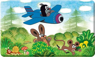 Produktbild von Trötsch Der kleine Maulwurf Frühstücksbrettchen Flugzeug
