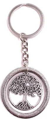 Porta Chiavi Albero Della Vita Thilia Argenti Cm 25x15 Argento Porta Chiavi Da Cm453662 Portachiavi - Foto 2