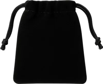Produktbild von Elegantes schwarzes Samt-Geschenktäschchen 7x9cm KP38477