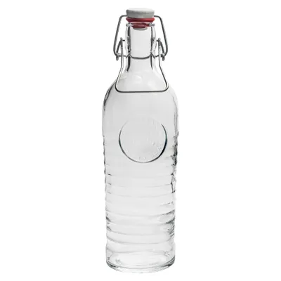 Productafbeelding van Bormioli Rocco 0035022, Fles, 1,2 liter, Transparant, Glas, Rond, Met schroefdop