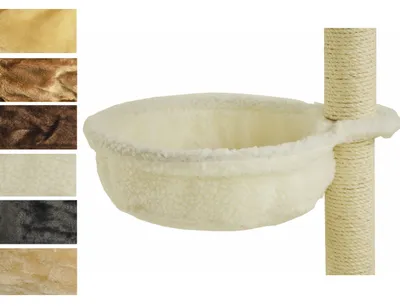Produktbild von Liegemulde Hängematte für Serie Sigurd, weiß Teddyfell, Ø  40 cm