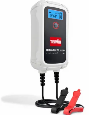 Immagine prodotto di Caricabatterie intelligente auto 12V-24V con controllo carica elettronico e protezione per batterie piombo WET GEL AGM EFB