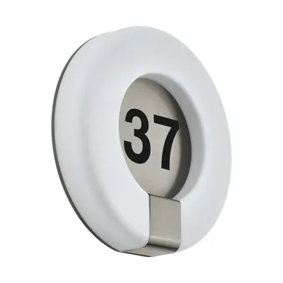 Produktbild von Eglo 98147 MARCHESA LED Außen-Wandleuchte 15W Ø300mm Edelstahl Weiss Warmweiss IP44