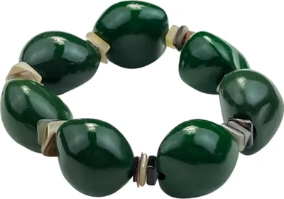 Produktbild von Armband Lumbang aus echten Samenperlen von collezione alessandro