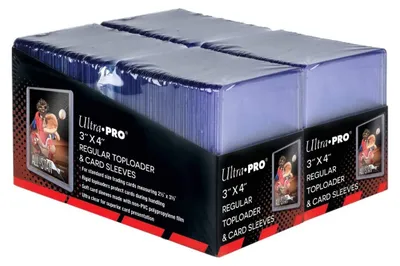 Immagine prodotto di 200 bustine Toploader Ultra Pro 3' x 4' + 200 bustine Collect-it