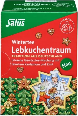 Produktbild von Salus Lebkuchentraum Gewürztee , 15 St. Filterbeutel