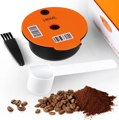 Produktbild von 180ml Nachfüllbar Reusable Plastic Kaffeekapsel Tassen für Bosch Tassimo, Home Office Cafe