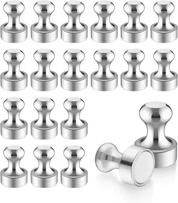 Produktbild von 20 Stück starke Magnete für Whiteboard, Kühlkasten und Büroaccessoires