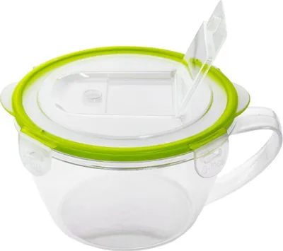 Zdjęcie produktu dla Branq Pojemnik na żywność Q-lock 0,9 l – okrągły