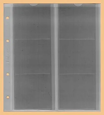Produktbild von KOBRA 10x Münzblätter F6L (ohne Zwischenblatt) für 6 Münzen bis 72x64 mm