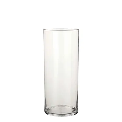 Zdjęcie produktu dla Wazon Mica Decorations Carly - H48 x Ø19 cm - Zylinder - Przezroczysty