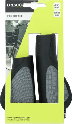 Image de Dresco Grips Ergo City Plus 136/95mm Noir/Gris