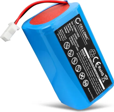 Immagine prodotto di CELLONIC 1x Batteria per Aspirapolvere Compatibile con Cecotec CONGA 990, CONGA 1190, CONGA 950, 1090-00000 – (2600mAh, 14.4V)