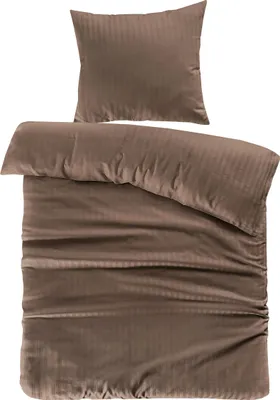 Produktbild von Bettwäsche Valerina 100-FR Braun 220cm x 240cm / 65cm x 65cm (2 Stk.)