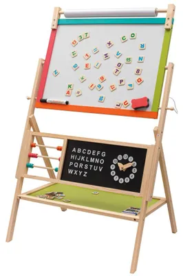 Zdjęcie produktu dla Drewniana tablica dla dzieci 2 w 1 Montessori Baby Mix