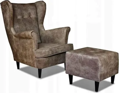 Immagine prodotto di Poltrona reclinabile Family Meble con poggiapiedi, modello Ari II. Poltrona relax in stile scandinavo, ideale per il soggiorno, la sala da pranzo, la camera da letto o l'ufficio (modello AURA 03)