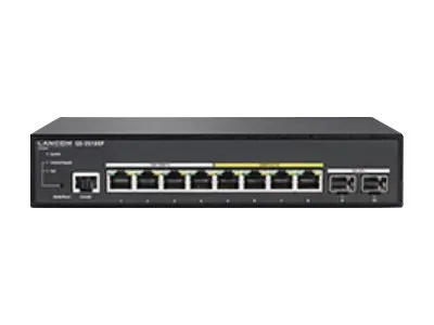 Produktbild von LANCOM GS-3510XP - Switch - L3 Lite - managed - 4 x 10/100/1000 (PoE+) + 4 x 100/1000/2.5G (PoE+) + 2 x 10 Gigabit SFP+ - an Rack montierbar - PoE+ (130 W)