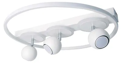 Immagine prodotto di Plafoniera LED, metallo, bianco, 4 fiamme, P 50 cm