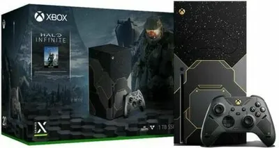 Produktbild von Zestaw Microsoft Xbox Series X - Halo Infinite Limited Edition