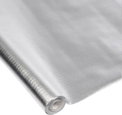 Image de Nappe en papier chromee argent