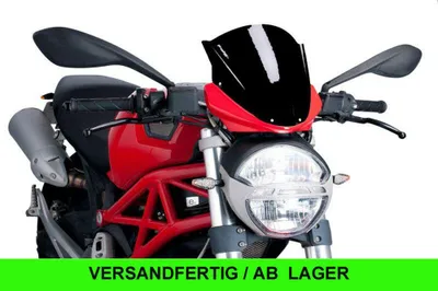 Produktbild von PUIG 5650N Tourenscheibe passend fuer DUCATI MONSTER 696 Schwarz
