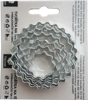 Obrázek produktu pro Vykrajovačka kolečka ¤62mm zoubkovaná 6vel. CZ