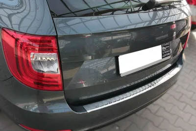 Obrázek produktu pro Nerezová ochrana nárazníku chrom pro SKODA SUPERB II KOMBI, 2010-2015 + lemování