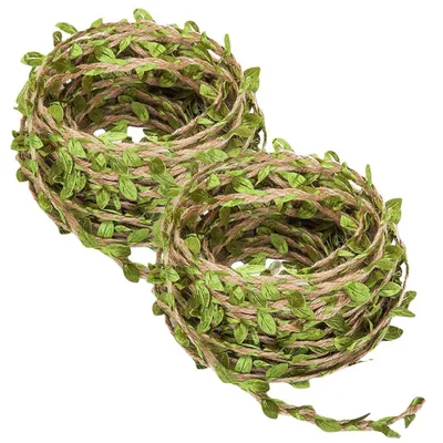 Produktbild von 20 Meter künstliche Efeuranken mit grünen Blättern, dekorative Girlande, künstliche Efeublattgirlande für DIY-Wanddekorationen für Hochzeitsfeiern