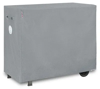 Productafbeelding van Omgoods- BBQ-grillhoes waterdicht - zwaar belastbare barbecuehoes - 3-4 pits gasbarbecue - UV-bestendig - 120 x 60 x 100 cm - duurzaam polyester met PVC-coating