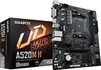 Obrázek produktu pro Základní deska Gigabyte A520M H (REV. 1.0)