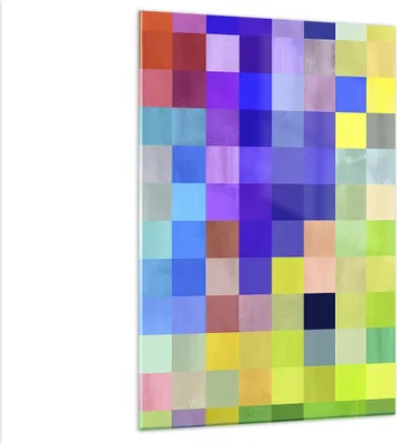 Produktbild von Bilder auf glas - Einteilig - Abstraktion modern - 80x120cm - Glasbilder - Wandbilder - Bilder - zum Aufhängen bereit - Wanddekoration aus Glas - Glas Bilder - Wandbild auf Glas - GPA80x120-4009